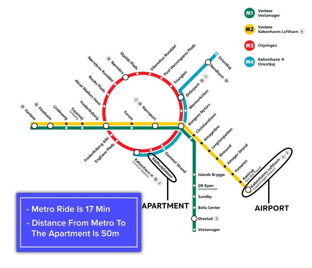 Spacious Tivoli Gardens Apartment W 3 Bedrooms København Ngoại thất bức ảnh